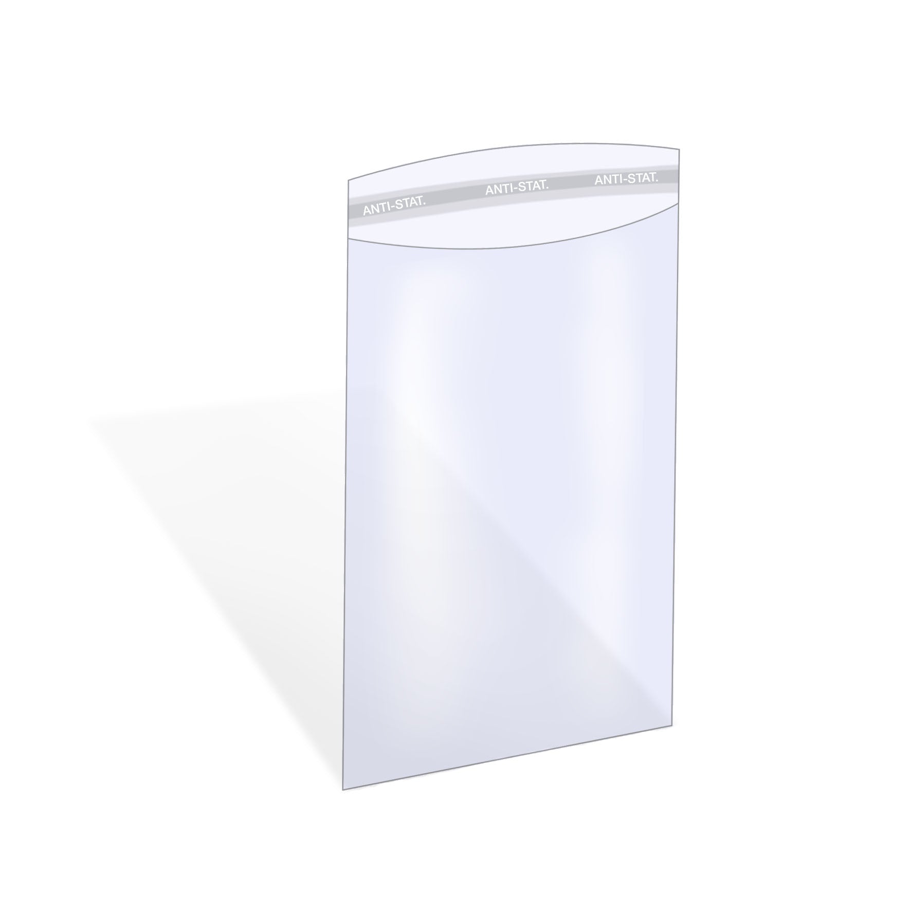 Zijlas zakken met klep en kleefstrook