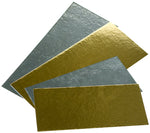 Kartonnen bodem - Blokbodemzak XXL - Goud/zilver