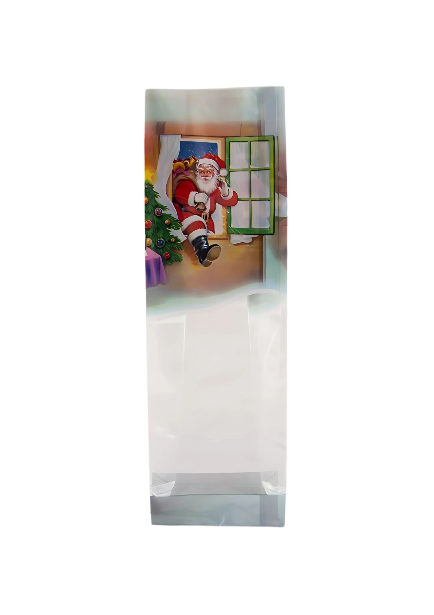 Blokbodemzakken - Weihnachtsmann met venster